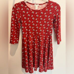 Forever 21 Red Floral Girls Dress